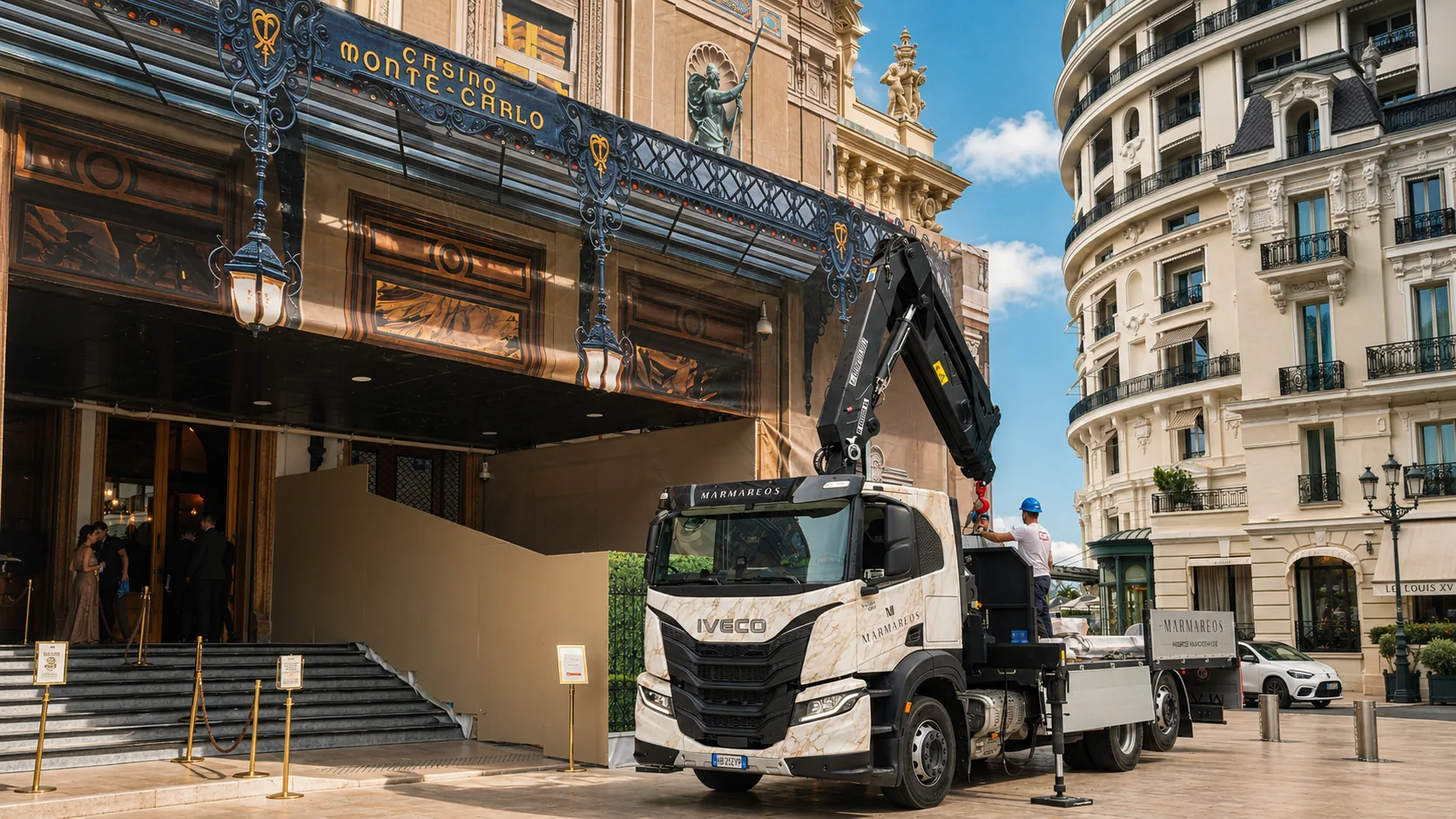 CASINO DE MONTE-CARLO — dettaglio 5 della lavorazione in pietra naturale