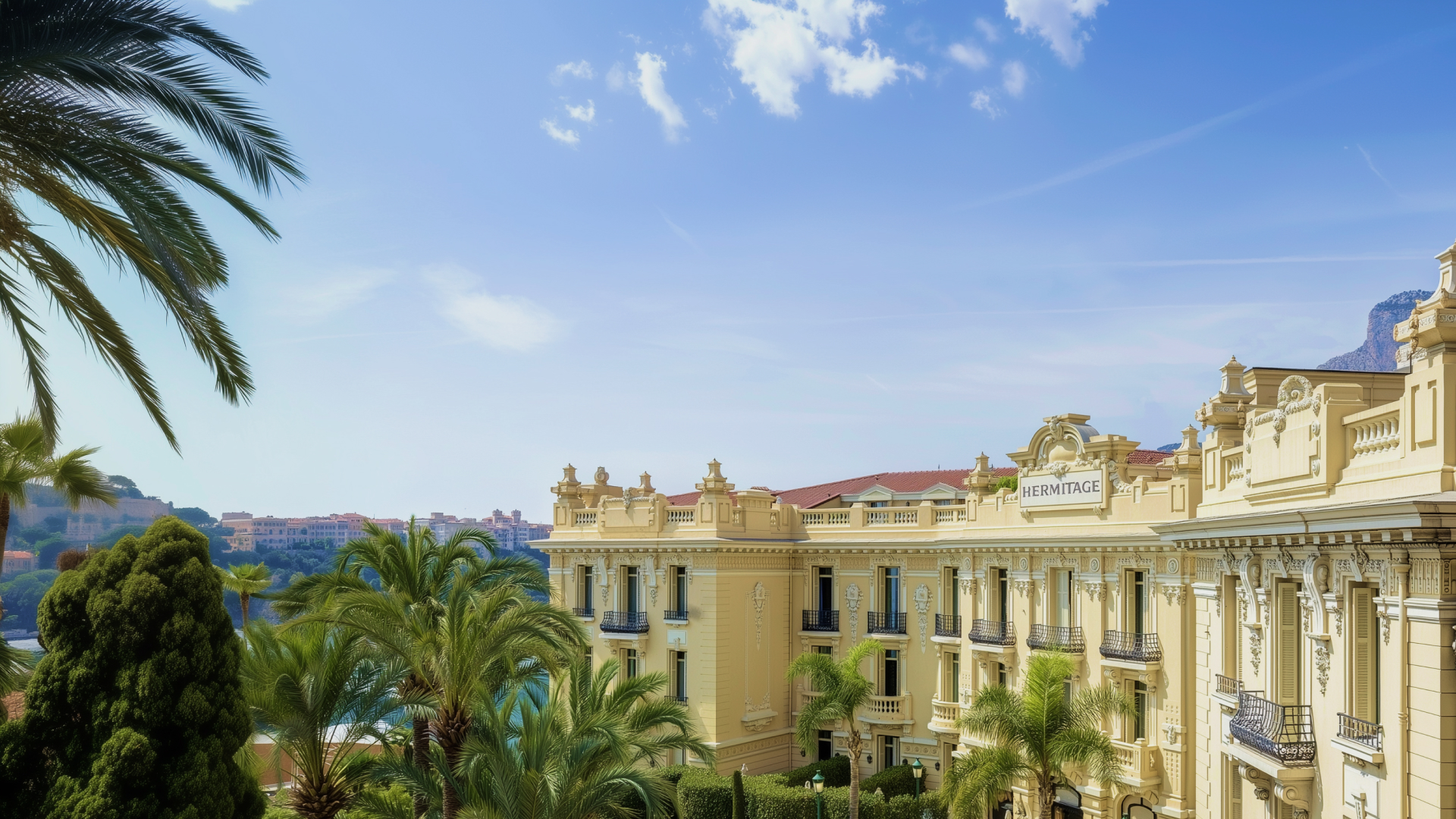 HÔTEL HERMITAGE — progetto in marmo su misura a MONACO