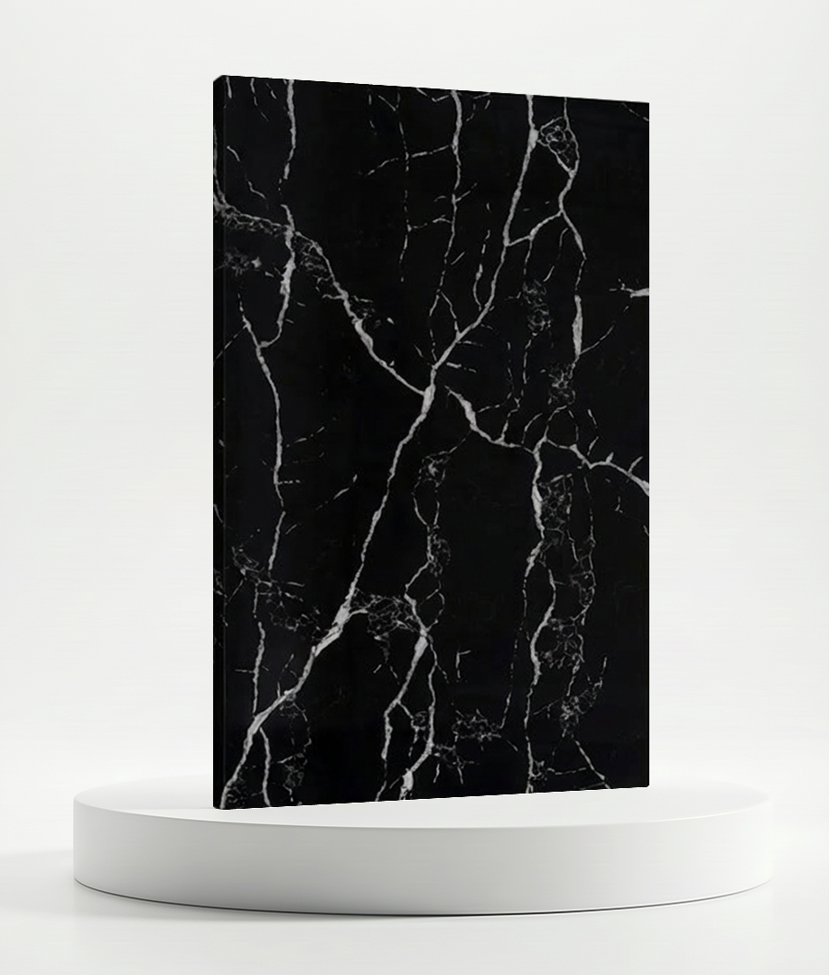 Lastra di NERO MARQUINA — pietra naturale Marmareos